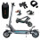 Trottinette elétrica todo-terreno JOYOR E6-S - 11 polegadas - Dois motores 1600 W - Bateria 60 V 31,5 Ah 6