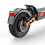 Trottinette elétrica dobrável JOYOR T6 - Motor 600 W, bateria 48 V 18 Ah, pneus 10 polegadas - Preto 3