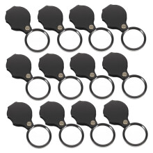 12 Pack Folding Magnifying Glass Compact Loupe for Jewelry Identification and Nature Exploration Durable Design for School Travel Outdoor Activities