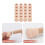 20pcs Moxa Fire Hat Portable Solid Wood Heating Box 4