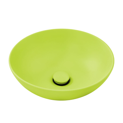 Living And Home (Green) Ceramic Countertop Washbasin 400*400*150MM 2