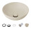 Living And Home (Bone White) Ceramic Countertop Washbasin 400*400*150MM 4