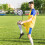 Adjustable Length Soccer Net Solo Training Equipment Black 5