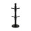 Mug Tree Holder Black Beechwood 6 Mugs Modern Space Saving Organizer 1