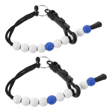 2Pcs Lightweight Blue Golf Score Counter with Buckle for Outdoor Use