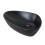 Living And Home (Black) Modern Ceramic Countertop Washbasin 590*400*145MM 4