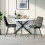 Joolihome 2 PCS Dining Chairs, Linen Breathable Cushion Seat 3