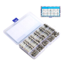 250 Stück Glas Sicherungen 6x30mm & 5x20mm Sortiment Kit 1-20A 250V
