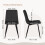Joolihome 4 PCS Dining Chairs, Linen Breathable Cushion Seat 4