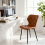AINPECCA 4PCS Dining Chairs PU Leather Kitchen Coffee 10