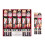 6 Traditional Nutcracker Christmas Crackers 12 Inch Red White Green 4