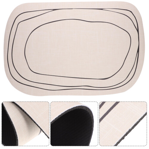 Raindrops  Bath Kneeling Pad Tub Bathroom Non-Slip Floor Mat 1