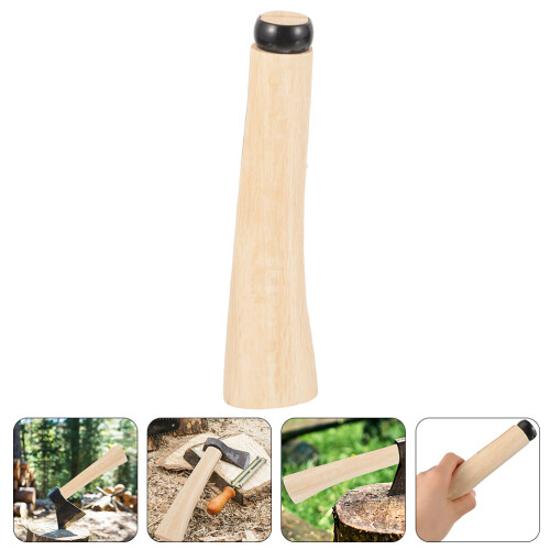 Handle Khaki Wood Metal Replacement Durable Use 1 Set 1