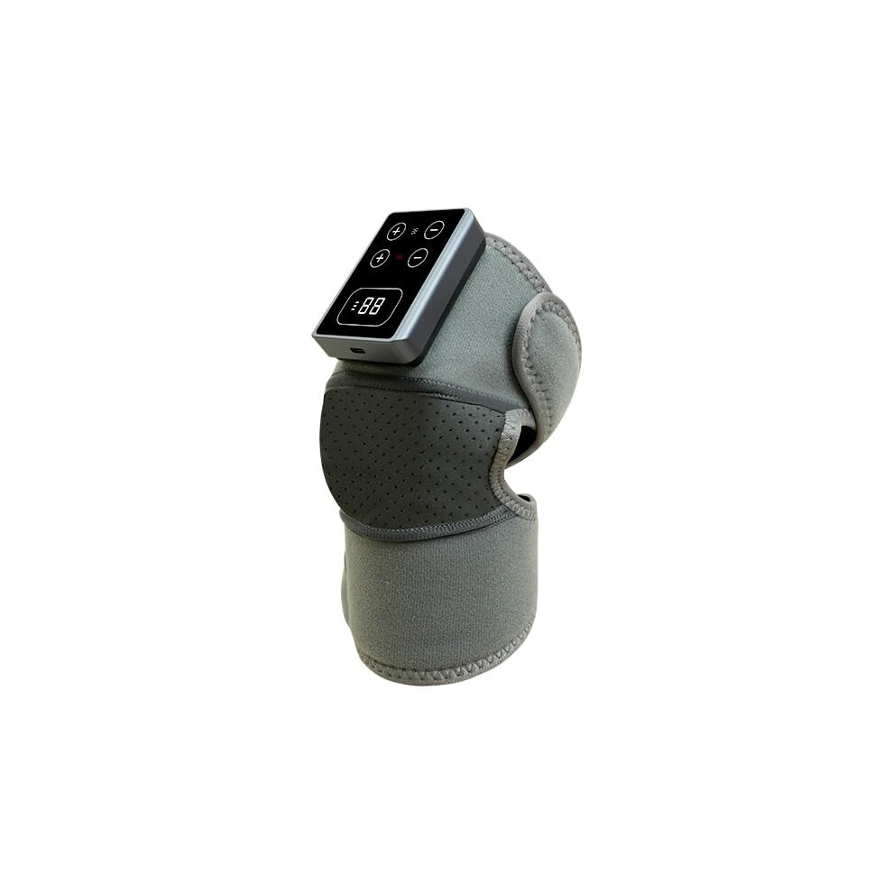 Heated Knee Support With Massage And Vibration Function, USB Rechargeable Knee Warmer, 5 Heat Settings, 3 Vibration Modes