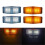 2Pcs LED Marker Lights Front Double Burner Indicator LampFor Man Truck Lorry Front Grill Light A 5