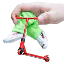 (red) 2023 Nd New Mini Scooter Fingertip Sports Alloy Finger Scooter Finger Scooter Finger Scooter+finger Pants+finger Shoes Gift Party Hot 20%off
