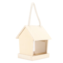 Kombiniertes Holz-Vogelhaus mit klarem Acryl-Seiten und einfachem Nachfüllen