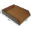 Briefablage PU Leather Document Organizer, Stackable Office File Holder, Brown Desk Storage Solution for Papers 5