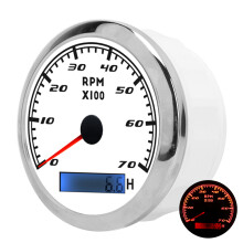 Universeller wasserdichter Marine-Tachometer für Autos, Boote, Wohnmobile 9-32V DC