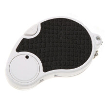Magnifying Glass Keychain 1 Piece with Non-Slip Metal Case for Collectors Jewelry Coins DIY Projects Outdoor Use