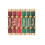 6 Christmas Script Crackers Dinner Cracker 12 Inch Red Gold Green 4