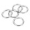 Robuste 5 Stück Edelstahl 20mm Hoop-Ringe für Boote & Navigation 9
