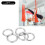 Robuste 5 Stück Edelstahl 20mm Hoop-Ringe für Boote & Navigation 13