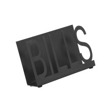 Iron Letter Holder for Home and Office, Sturdy Design with Sloped Back for Easy Organization and Space-Saving Solutions