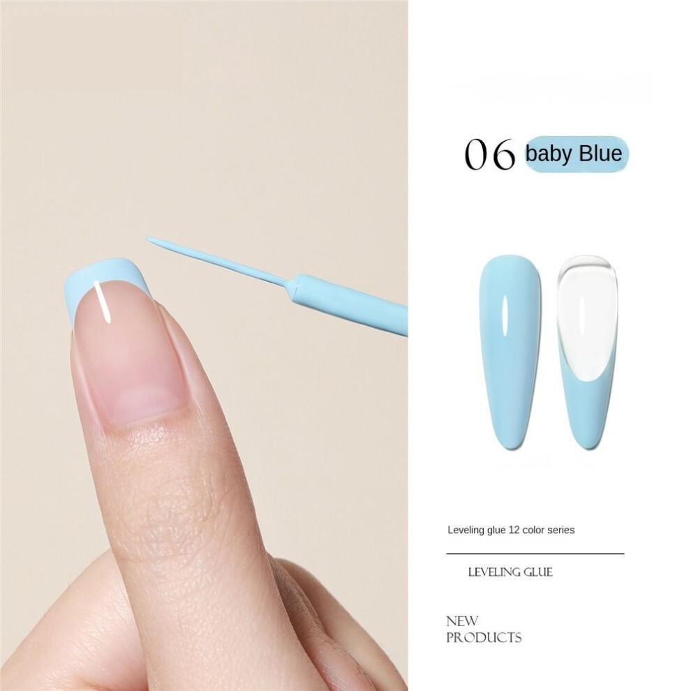 (Type#6) French Nail Polish Glue 2025 New High Saturation Outline Color Painting Glue-image-OPC-PK6W6XS-NEW