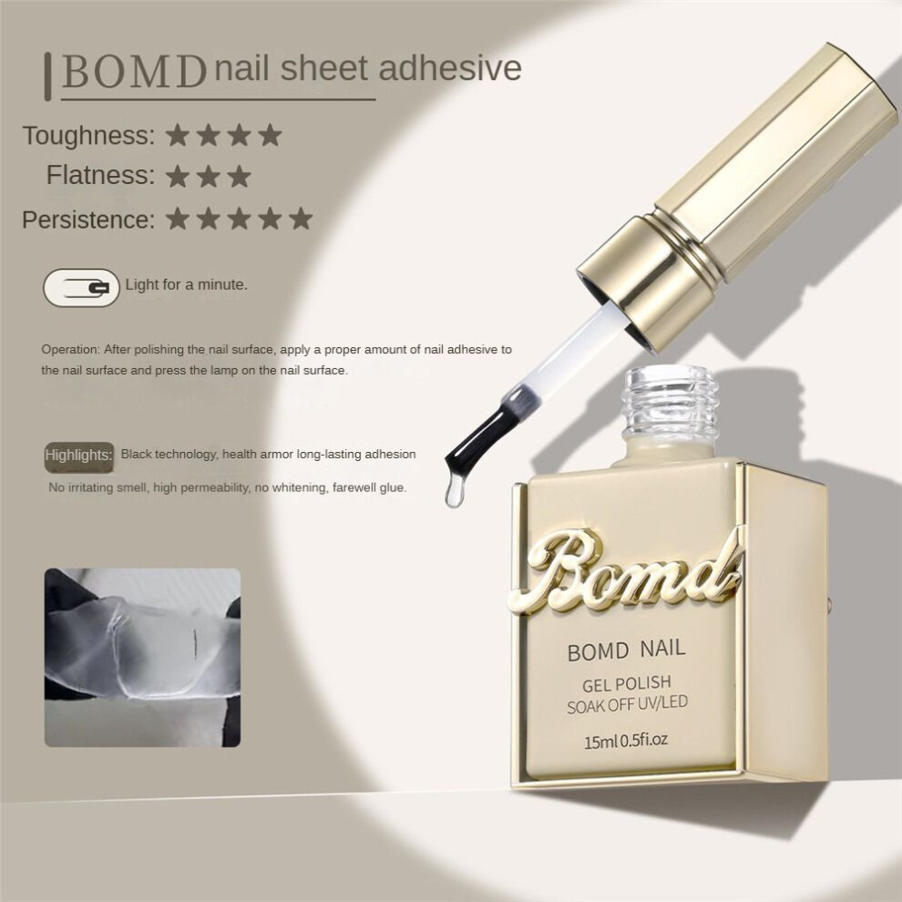 (Type#9) Baomandie Nail Polish Base Glue Sealer Set Construction Reinforcement Tempered-image-OPC-PK6W7NJ-NEW