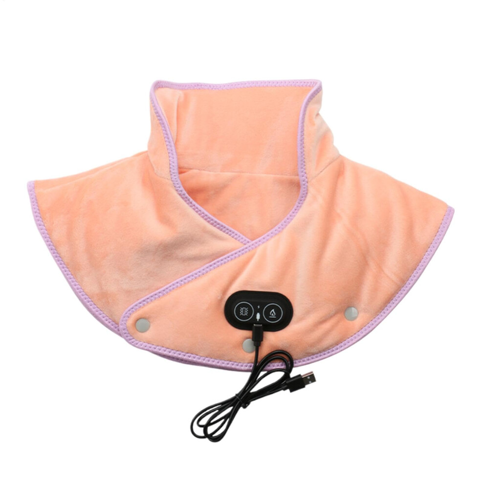 Shoulder Heating Pad with Massage â 3-Temperature Neck and Shoulder Wrap, Fast Heating, Auto Shut-off, Rose Color