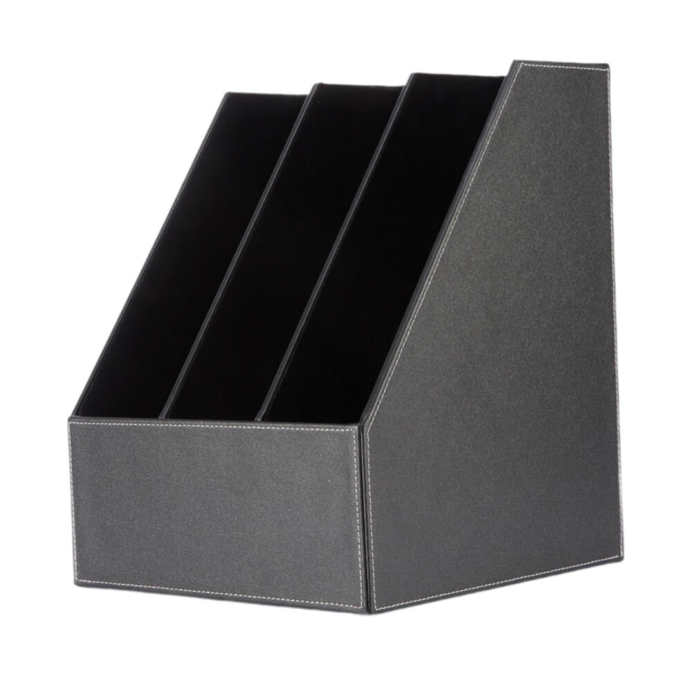 Document Holder for Desk and Office, Black, A4 Size, Durable Plastic, Stylish Design, Organizes Papers and Documents-image-OPC-PK6W8H6-NEW