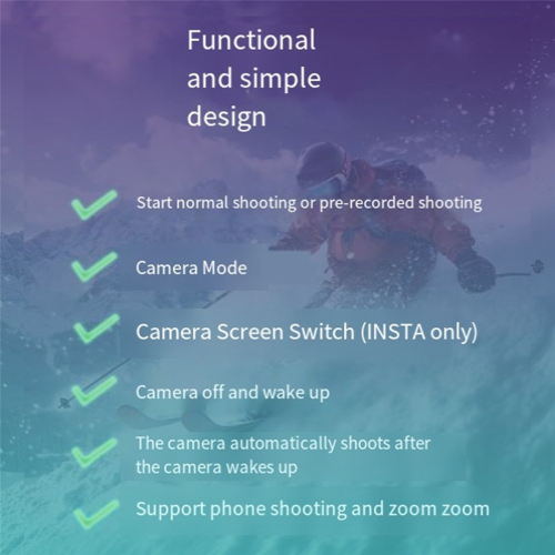 Telecomandă wireless pentru camera de acțiune din seria 13-8 1