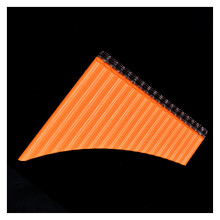 Professional Panflute 18 Pipes C-Key Beginner Student Panflute Durable Recorder Instrument (Color: 3)