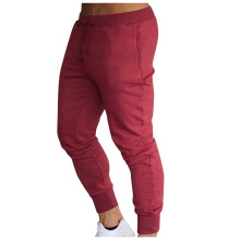 Men's Jogging Bottoms Slim Fit Sweatpants Cotton Fitness Trousers Breathable Running Pants Plain Colour S Size