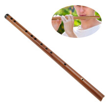 Bitter Bamboo-Flöten-Velvet-Tasche ZD-5E Holzfarbe Professionelles Musikinstrument