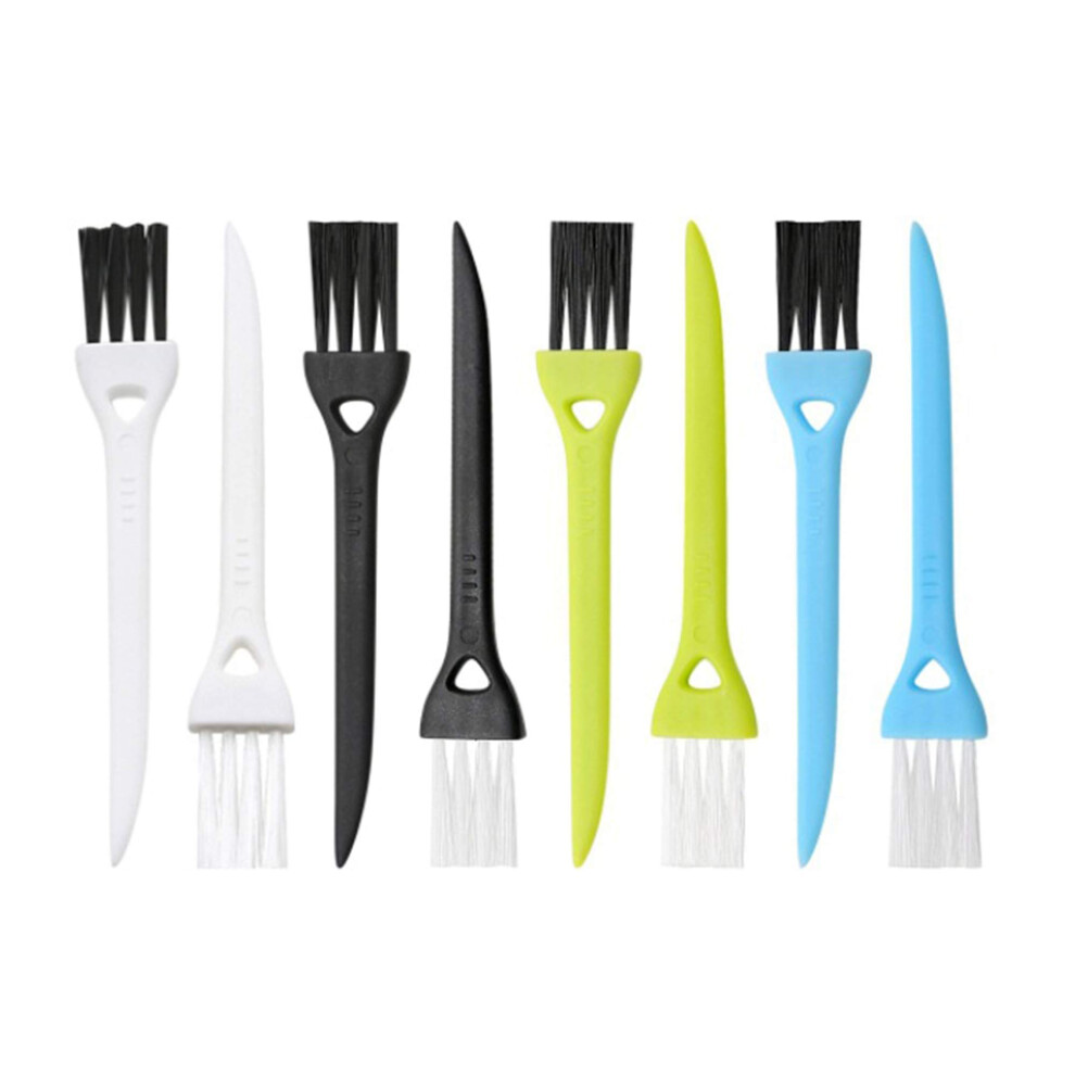 Electric Shaver Cleaning Brush Set, 8-Piece Mini Nylon Bristle Duster Cleaner, Multicolor Clipper Brush for Grooming