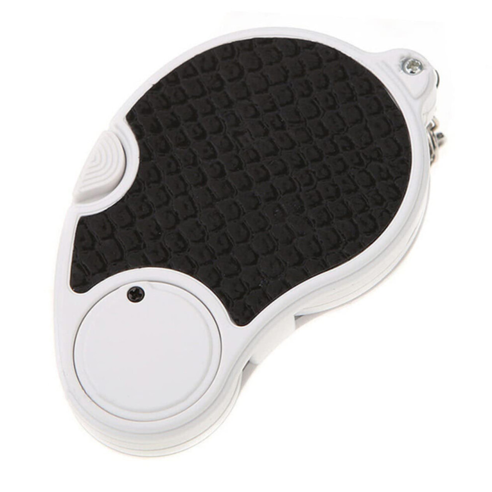 Folding Magnifying Glass with Light Keychain, Durable Metal Case for Collectors, Jewelers, Coin Enthusiasts, and Antique Lovers