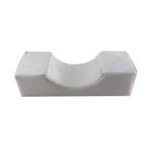 Headrest Neck Support Pillow for Eyelash Extensions, Comfortable Grey Beauty Salon Tool, Professional Makeup Accessory