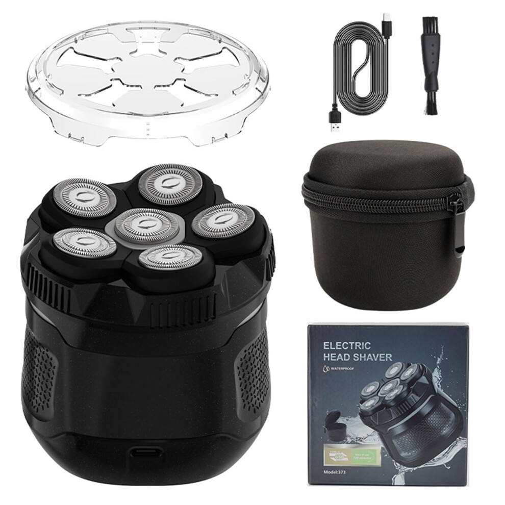 Head Shaver for Bald Men, 6D Magnet Shaver with 2 Speeds, IPX6 Waterproof, Wireless Wet/Dry Shaving
