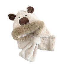 Cozy Hat and Scarf for Kids, Warm Plush Scarf for Winter, Age 1-5 Years, Comfortable and Soft