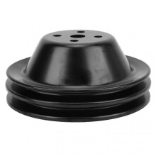 SWP Short Water Pump Pulley Double Groove Replacement for CHEVROLET SBC 262 327 400 Engine