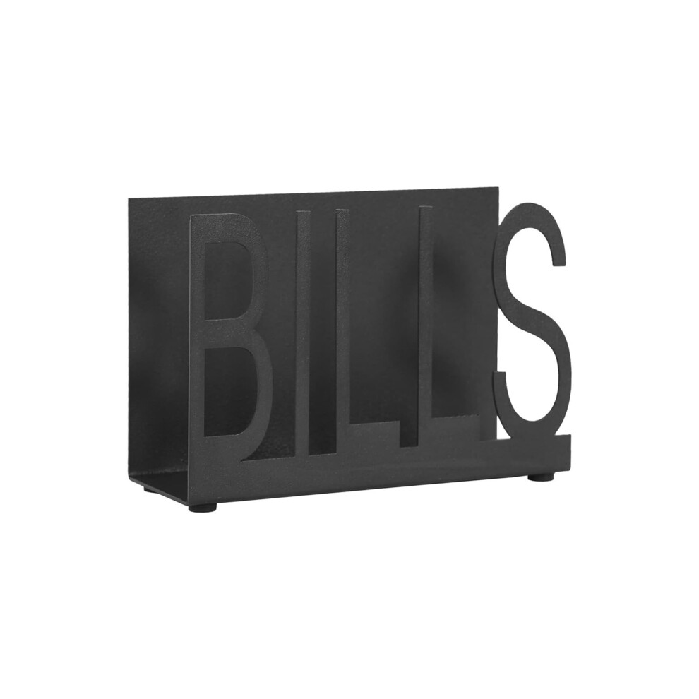 Desktop Iron Mail Sorter and Letter Organizer Set for School and Office, Black, Thick Capacity Design for Daily Use-image-OPC-PK6WKPF-NEW