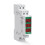80~500V Three Phase 35mm Din Rail Mount Voltage Meter Modular Voltmeter Gauge 3 LED Digital Display 1