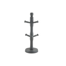 Apollo Charcoal Mug Tree Cup Holder Kitchen Organiser