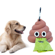 Dog Waste Bag Dispenser Silicone with Refill Bags Pack of 2 for Dogs - Eco-Friendly, Durable, Portable, Leak-Proof