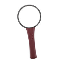 LED Magnifying Glass 1x with Acrylic Lens for Newspapers and Miniatures, Durable High-Quality Design