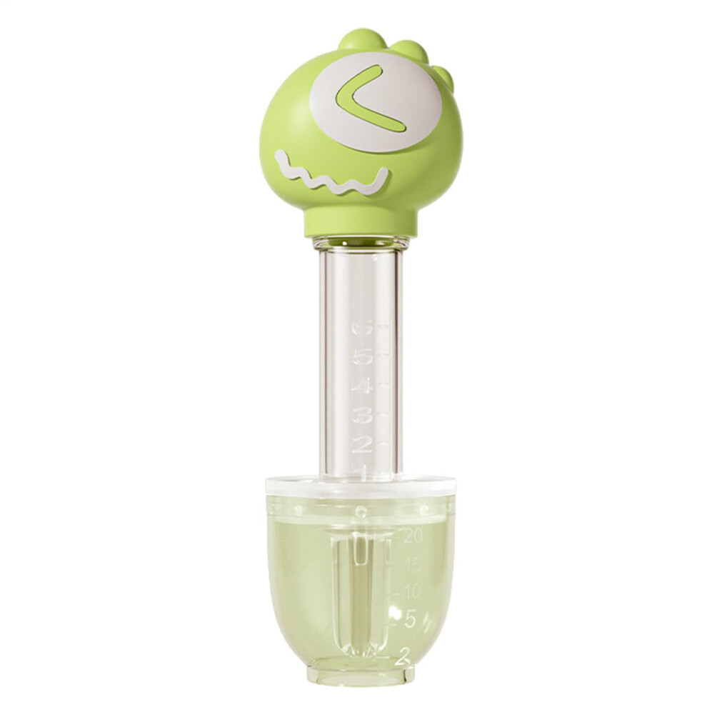 Kids Medicine Syringe, Portable Baby Medicine Dropper, Anti-Choking Toddler Syringe, Green Feeding Tool for Infants