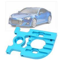 Aluminiumlegierung Motorhalterung für TT01 RC Auto, Blau, 54x38x5mm