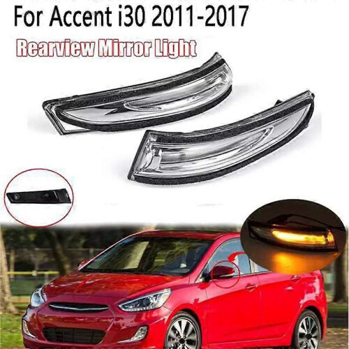 For Accent I30 2011-2017 Right Dynamic LED Turn Signal Light Sequential Rearview Mirror Light 1